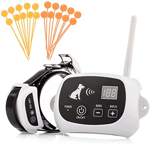 Wireless Dog Fence: Safe, Adjustable Range, and Rainproof Collar for All