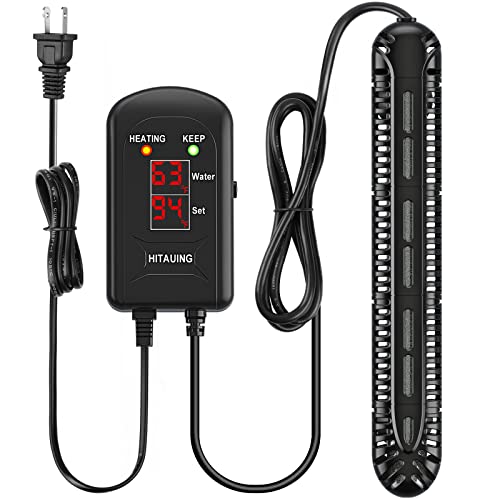 How to Keep Your Fish Happy: 300W Submersible Aquarium Heater with LED Digital Display & 5 Safety Features for 40-75 Gallon Fish Tanks.