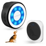 Hathever Wireless Dog Doorbell with large touch button and waterproof design, perfect for potty training dogs of all sizes