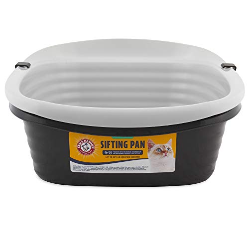 Petmate Arm & Hammer Large Sifting Litter Box with Microban: Eco-friendly, odor control litter box for cats and small pets