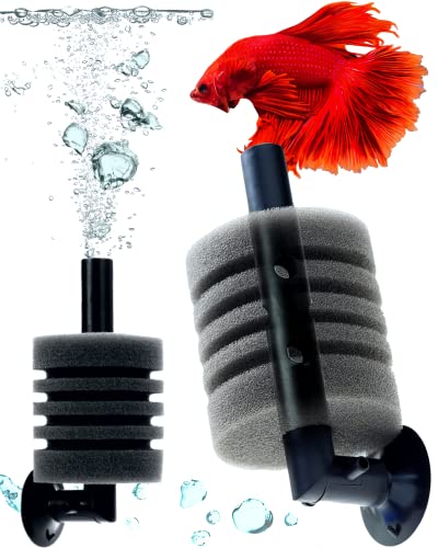 Double Trouble Defense: 2 Mini Sponge Filters for Your Precious Fry! 🐟