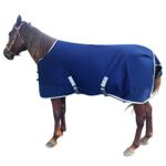 1800D Premium Turnout Horse Blanket in Medium Weight with 240g Cotton Liner, Waterproof, Adjustable T-Buckle Closure, and Two-Year Warranty, 71 inches