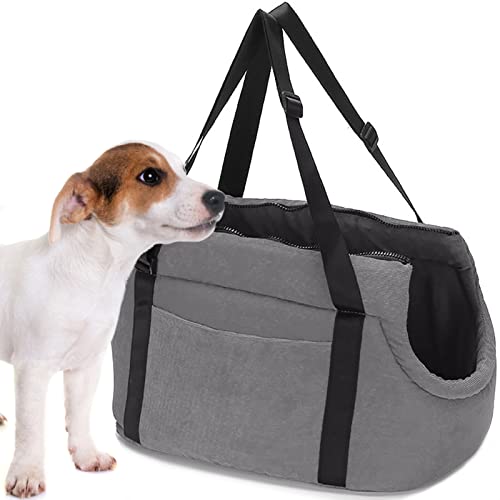 Pet Dog Carrier Purse - Stylish Soft-Sided Bag
