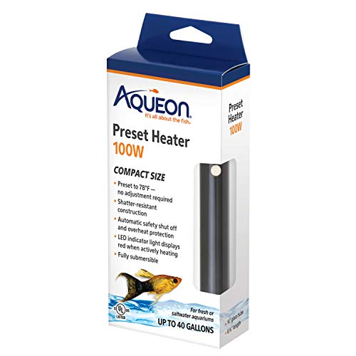 Aqueon Preset Aquarium Fish Tank Heater - 100 Watt