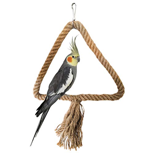 Bird's Cage with the Bird Rope Swing Toy