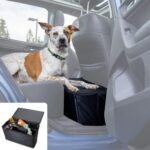 Drive with Peace of Mind: Back Seat Dog Extender and Car Storage to Prevent Your Dog from Falling off the Backseat.