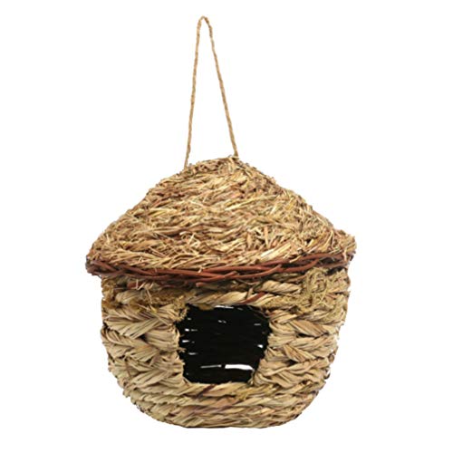 Handwoven Grass Hen Home - A Cozy Retreat for Your Feathered Friends
