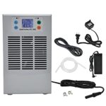 Electronic Aquarium Water Chiller and Heater with digital display, suitable for small fish tanks and aquaculture, featuring dual cooling and heating functions for optimal temperature control