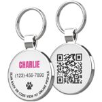 Personalized Pet ID Tags with QR Code - Instant Pet Safety