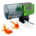 Smart Aquarium Mini Automatic Fish Feeder: Intelligent vacation feeder with timer, large capacity, and LCD display for precise pet feeding