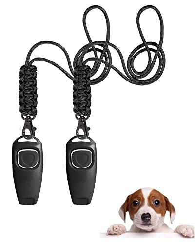 Dog Obedience with the Professional Dog Whistle Training Kit - Clicker Included for Effective Recall!