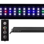 Vivio Full Spectrum LED Aquarium Light with adjustable dimmer and timer features, designed for freshwater fish tanks in various sizes