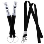 Sweet Lion Dog Whistle 2-Pack: Adjustable Ultrasonic Whistles for Professional Dog Training and Bark Control