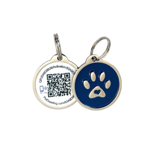 Get Peace of Mind for You and Your Furry Friend with Our Smart NFC-Powered Pet ID Tag - Track Their Location and Access their Online Profile with Instant Email Notifications!
