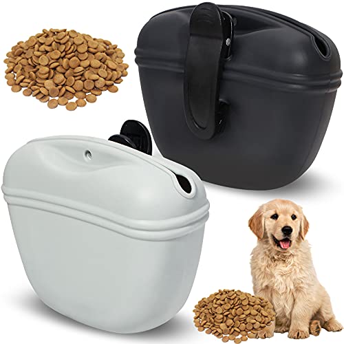 Silicone Coaching Deal with Baggage with Magnetic Closure and Waist Clip | Maintain Your Pet's Treats Helpful On-the-Go | Good for Pet Coaching and Walks.