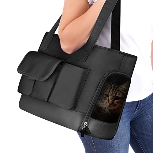 Premium PU , Airline Approved Soft-Sided Pet Travel Bag for Small to Medium Pets