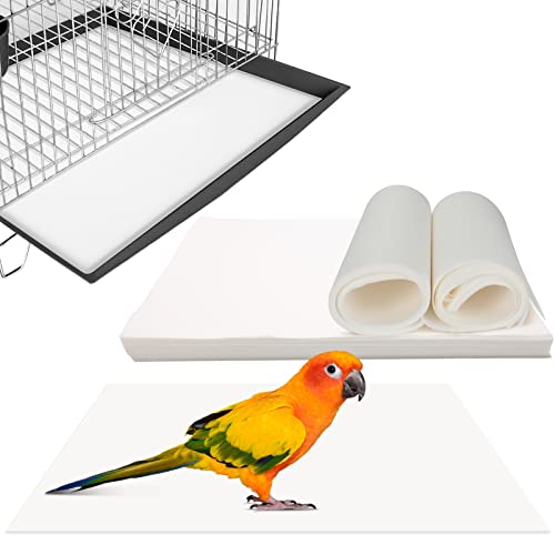 Colorful Chicken Cage Liners - 100 Sheets of 17×12