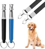 Professional 2-Pack Dog Whistle Set - Adjustable