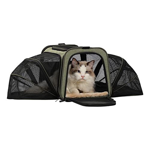 Expandable Pet Carrier for Cats and Dogs - Airline