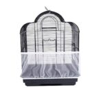 TIANRUOXIAOKE Universal Bird Cage Seed Catcher – Soft, airy white mesh cover designed to trap seeds and debris while allowing light and air circulation in your pet's cage