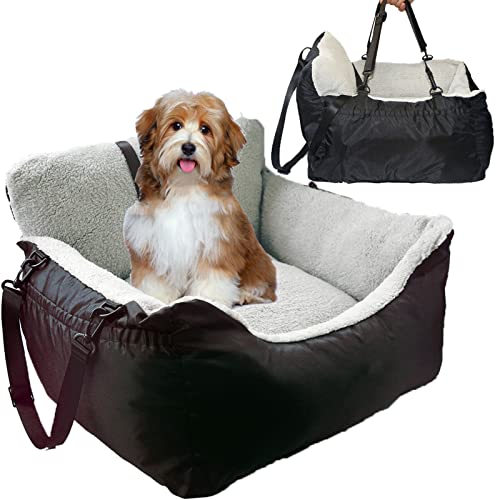 Premium Dog Car Travel Bed with Adjustable Straps