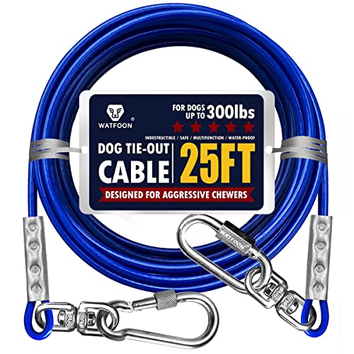 MightyPaws™ Heavy-Duty Dog Tie-Out Cable 🐕