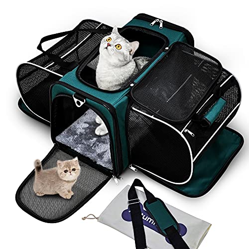 Expandable with Detachable Fleece Pad for Cats, Dogs, and Small Animals