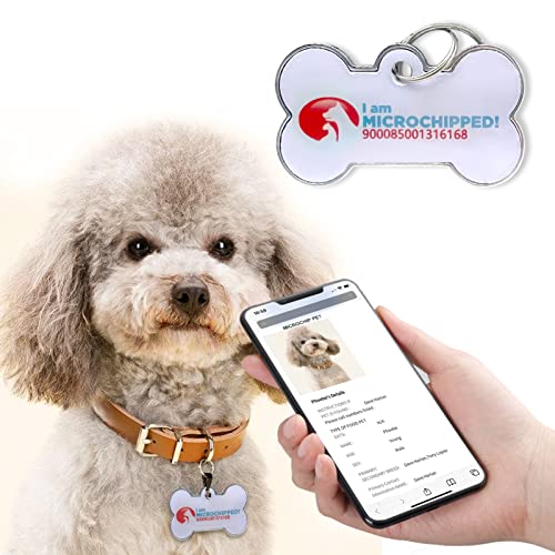 Stay Connected to Your Furry Friend Anytime, Anywhere with Our Canine Tag QR Code Pet ID Tags - Featuring a Pet Online Profile and Owner Contact, Making it the Ultimate Permanent ID Tag for Your Beloved Pet!