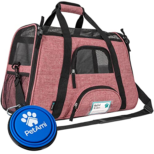 Premium Airline Authorized Tender-Sided Pet Journey Carrier | Ventilated, Comfy Design with Safety Features