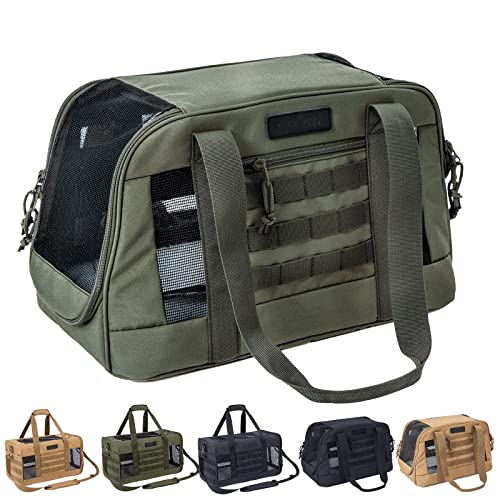 Adventure Awaits: Tactical Style Cat Carrier for Medium Cats - Airline