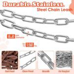 Heavy Duty Steel Leash and Stake Set for Outdoor, Yard, and Camping Use - Image 4