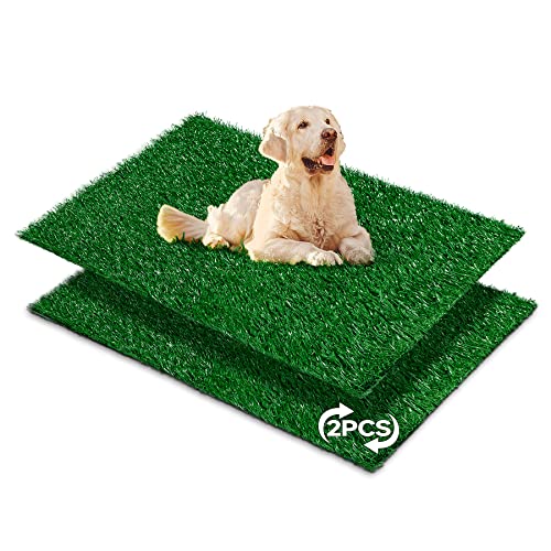 Artificial Dog Grass Pee Pad - 2 Pack 20"x25" for Clean