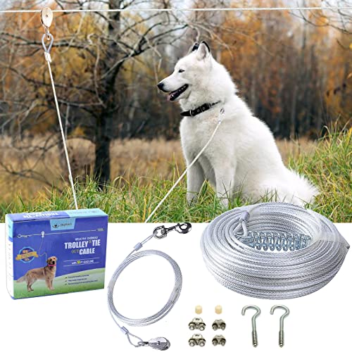 Ultimate Reflective Dog Run Cable - 100ft
