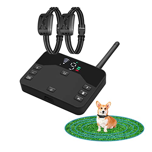 2-in-1 Wi-fi Canine Fence & Coaching Collar - Waterproof and Expandable for Multiple Dogs