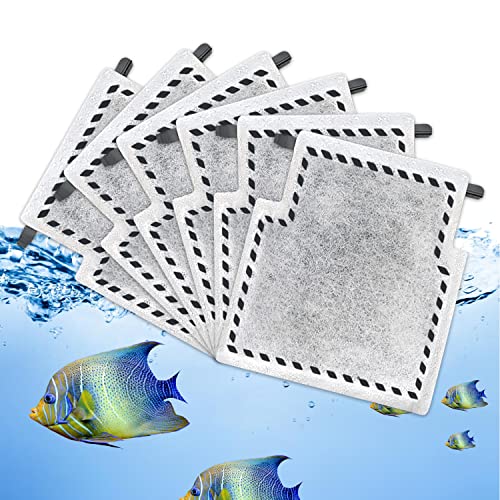 Premium Carbon Filter Cartridges for MarineLand and Aqua-Tech Filters - Pack of 6 Ceremony-Dimension A Cartridges for Effective Aquarium Filtration.