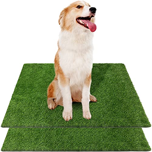 Artificial Dog Potty Grass Set - 2 Pcs Waterproof