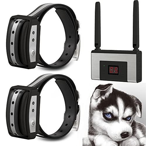 Wireless Freedom: Electric Pet Fence System for 2 Dogs