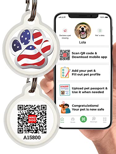 QR Code Dog Tags - Modern Pet ID for Dogs