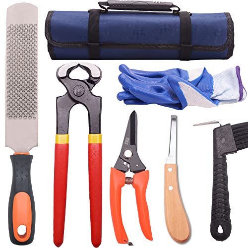 Pro Farrier Hoof Tool Kit - 7 Essential Pieces for Top-Notch Equine Hoof Care