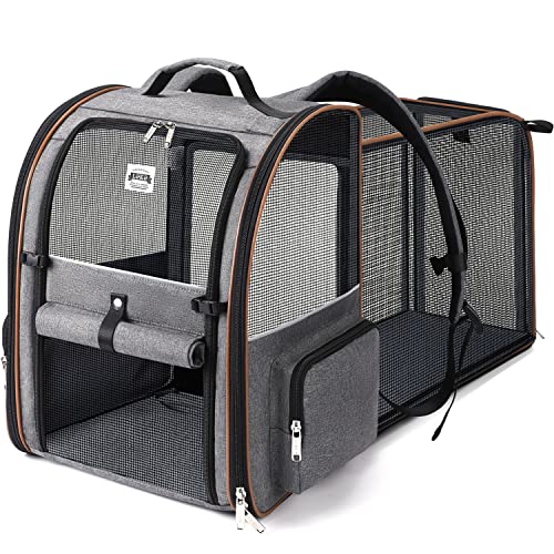 Elevate Your Pet's Travel Experience with the Expandable Large Cat