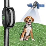 BHCEY GPS Wireless Dog Fence System for safe pet containment with waterproof collar and extensive range