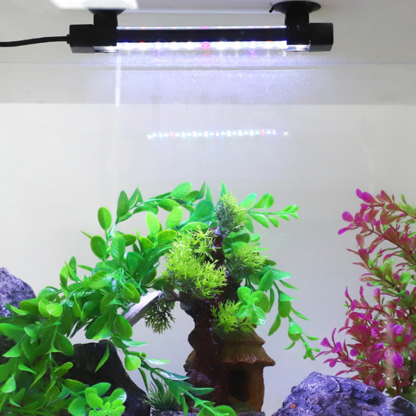 20CM Aquarium LED Light with 7 Color Options and Adjustable Brightness – Perfect for Enhancing Fish Tank Environments